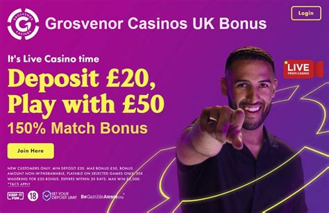 bonus code for grosvenor casino